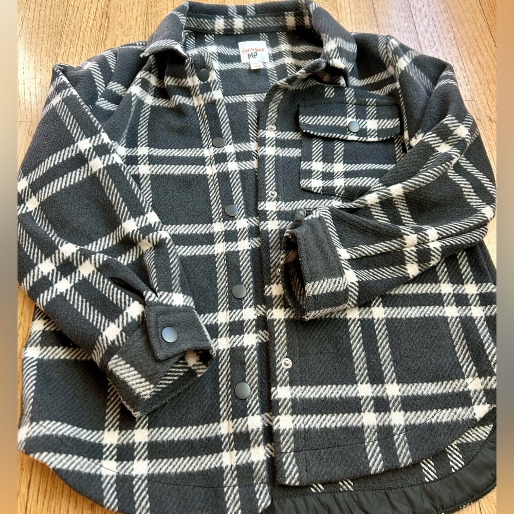 Kids Cat and jack thick winter button up coat